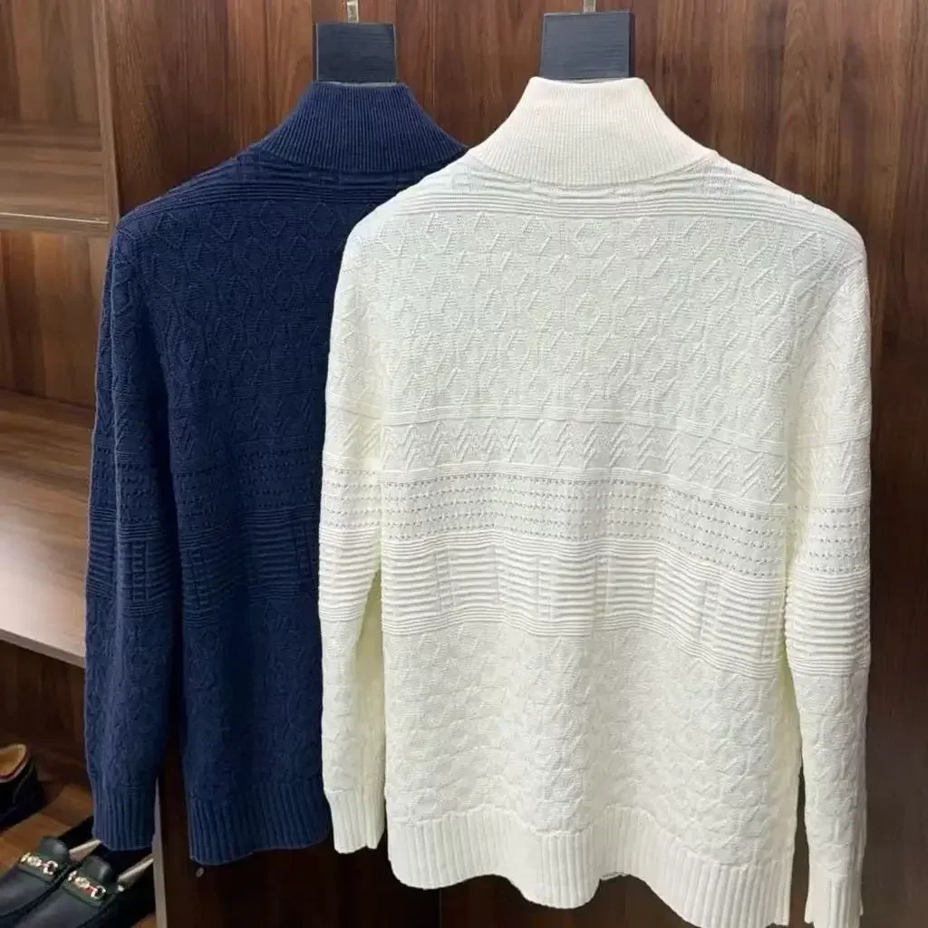 BC Italian linen cotton blend zip-up knitted cardigan