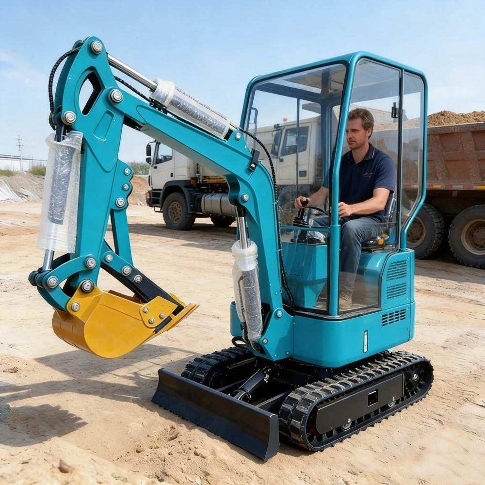 

1.2Ton Mini Excavator EPA Euro 5 1.0Ton Construction 1.7Ton Kubota Engine Hydraulic Crawler Mini Excavator Diesel