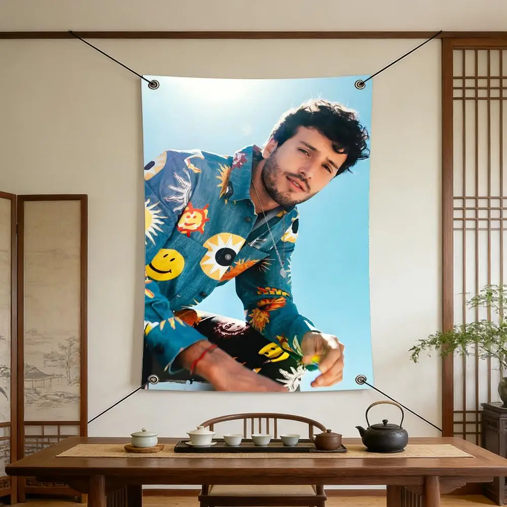 Music S-Sebastian Y-Yatra Flags Warm Home Flag 4 Grommets Wrinkle Free Indoor Outdoor