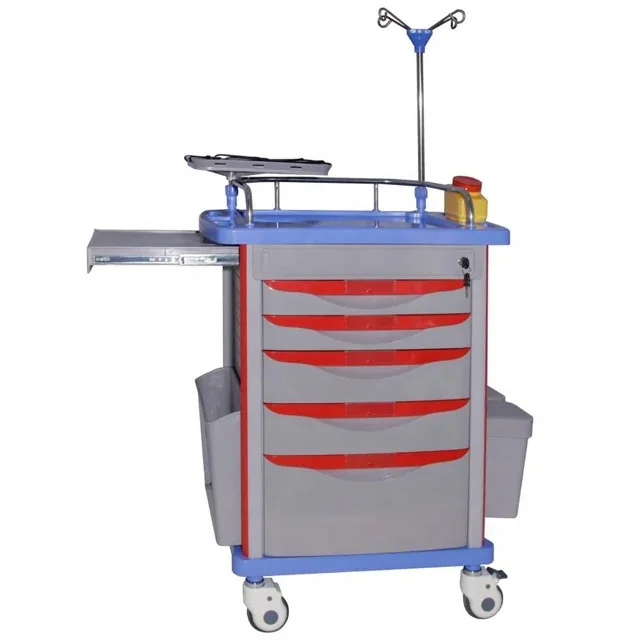 Price Big ABS Medical Hospital Treatment Emergency Trolley