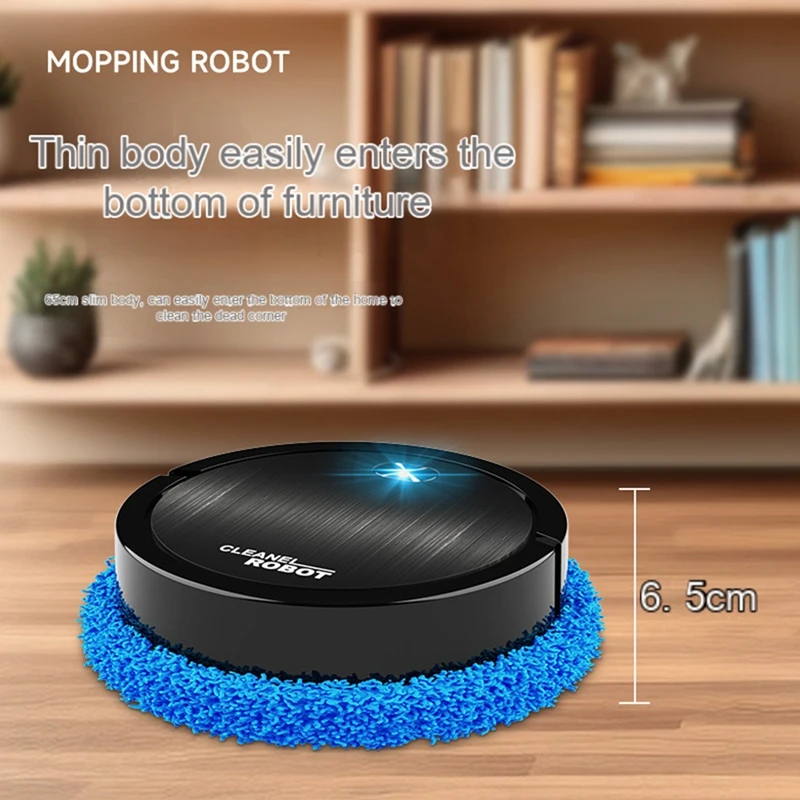 Intelligent Mopping Robot Household Wet And Dry Mopping Machine Portable Rechargeable Cleaning Machine Vacuum Cleaner