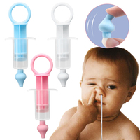 Baby Syringe Silicone Nasal Aspirator Newborn Nasal Aspirator Kids Rhinitis Nasal Washer Needle Tube Children Nose Cleaning Tool