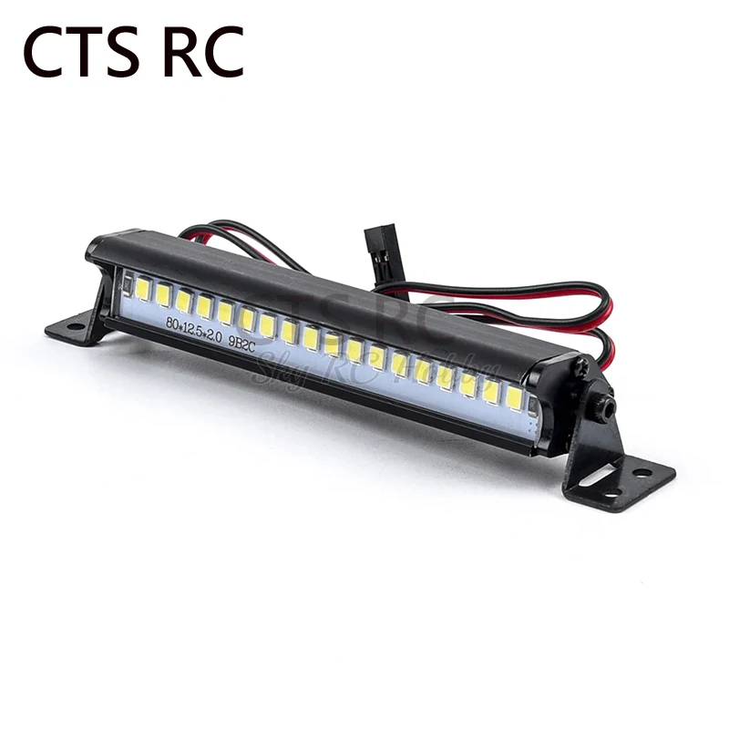 RC Mobil Universal 54Mm 12LED Lampu Depan Bumper Lampu Atap untuk 1/10 RC Crawler Axial Capra SCX10 II 90046 RGT EX86100 TRX6 TR