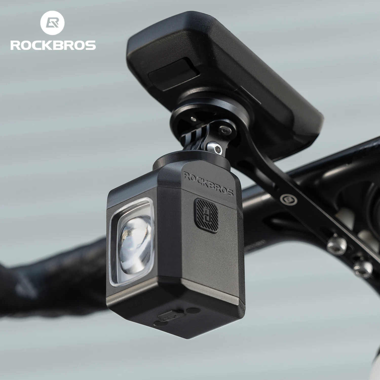 

ROCKBROS 1600LM Bicycle Front Light With Wireless Remote Control Type-C Smart Digital Display Screen MTB Road Bike Headlights
