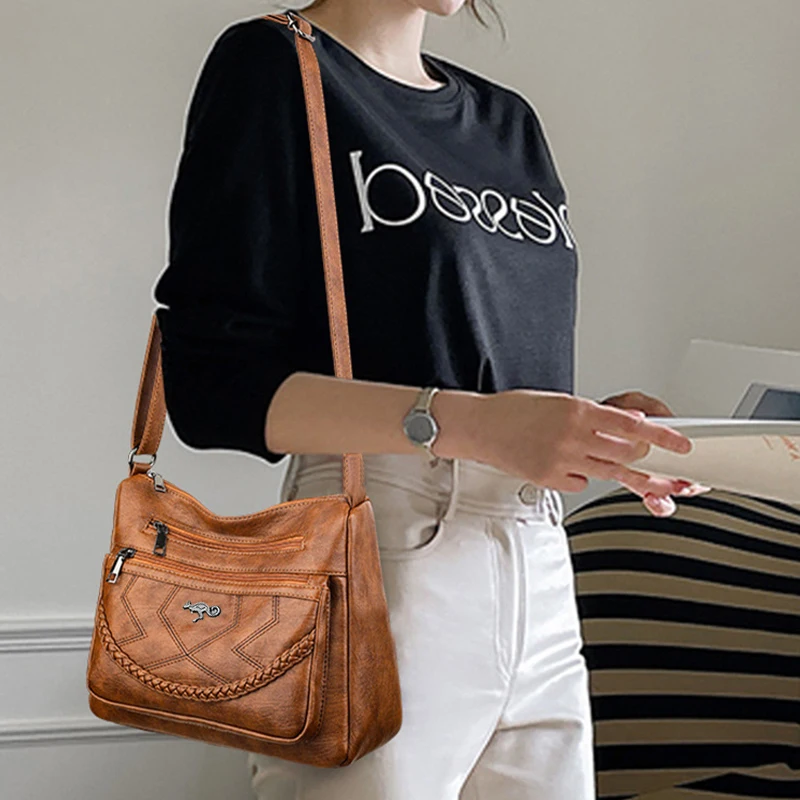 

Мягкие роскошные сумки из искусственной кожи, женские сумки, дизайнерские сумки через плечо для женщин, брендовые модные сумки-мессенджеры 2023 года