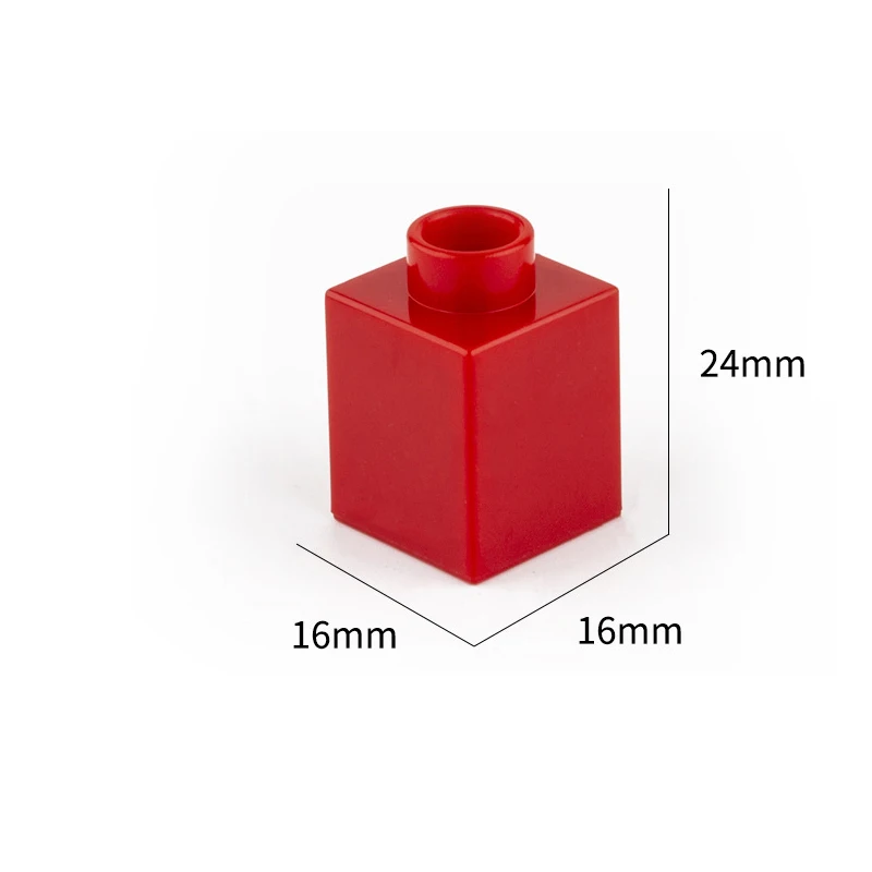 Brick 1x1 20pcs/lot DIY Classic Education Building Blocks Compatible With Lego Duplo Large Bricks plastic Toys For Children