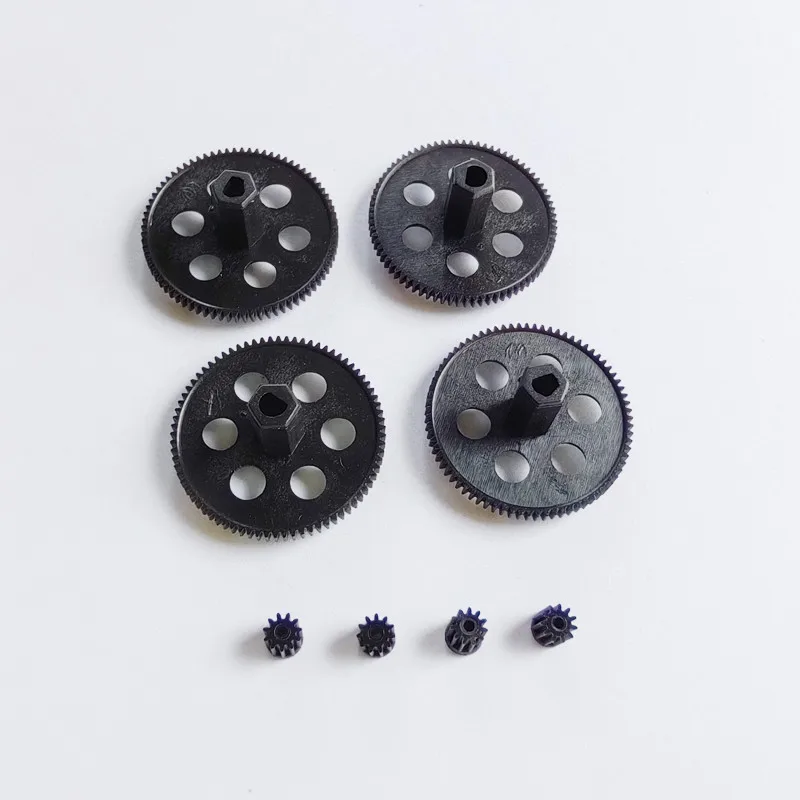 0.3M Nylon 77T Big Gear 11T Motor Pinions Gears Replacement Parts for VISUO XS809 XS809HC XS809HW Drone Quadcopter