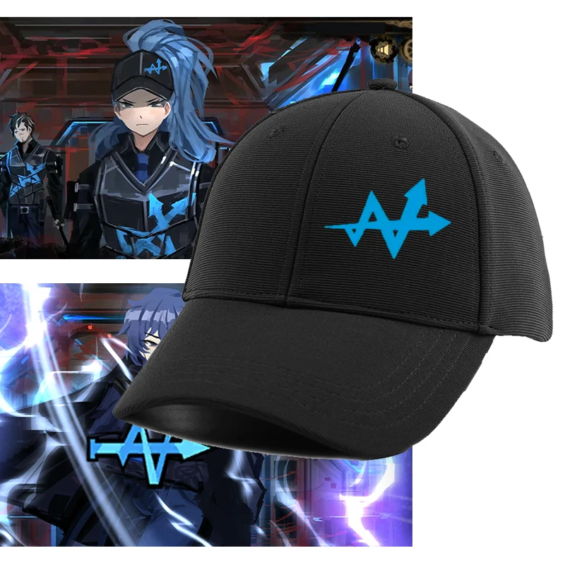 Game Library Of Ruina WARP Cappello Cosplay Uomo Donna Berretto da baseball all'aperto Anime Halloween Party Carnevale Gioco di ruolo Prop Cappello da sole nero