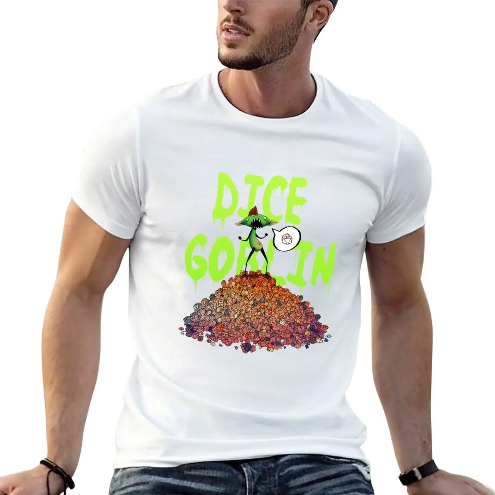 

Dice Goblin T-Shirt summer tops plus size t shirts Anime t-shirt T-shirt men