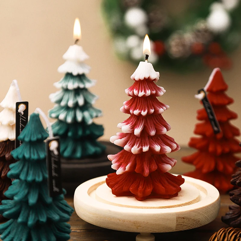 

Christmas Tree Fragrance Candle Gift Box Handmade Christmas Atmosphere Fragrance Kid's Gift Scene Decoration Window Ornaments