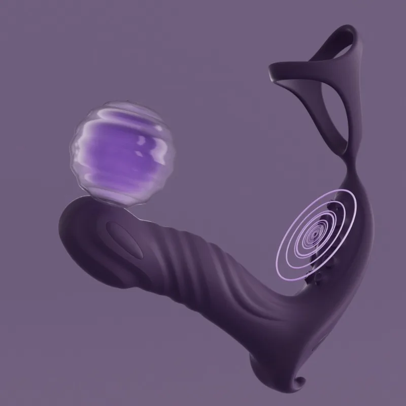 Prostate Massager Anal Plug Jissbon Cthulhu Tentacle Vibrating Butt Plug with Sex Ring Silicone Sex Toy for Men Gay Couples - Image 3