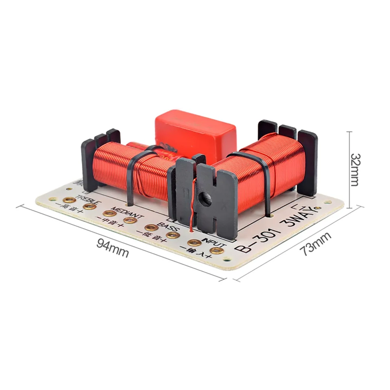 【جديد】 4 قطع مكبر صوت بقدرة 150 وات 3 اتجاهات كروس تريبل + متوسط المدى + مكبرات صوت كروس مرشح مقسم التردد 1000 5000 هرتز