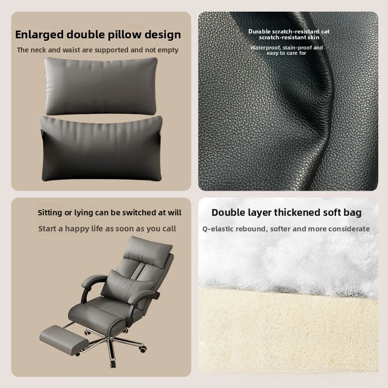 كرسي رئيس مكتب قيلولة كرسي كمبيوتر مريح المنزل الخصر مريح كرسي أريكة الرياضة الإلكترونية المستقرة