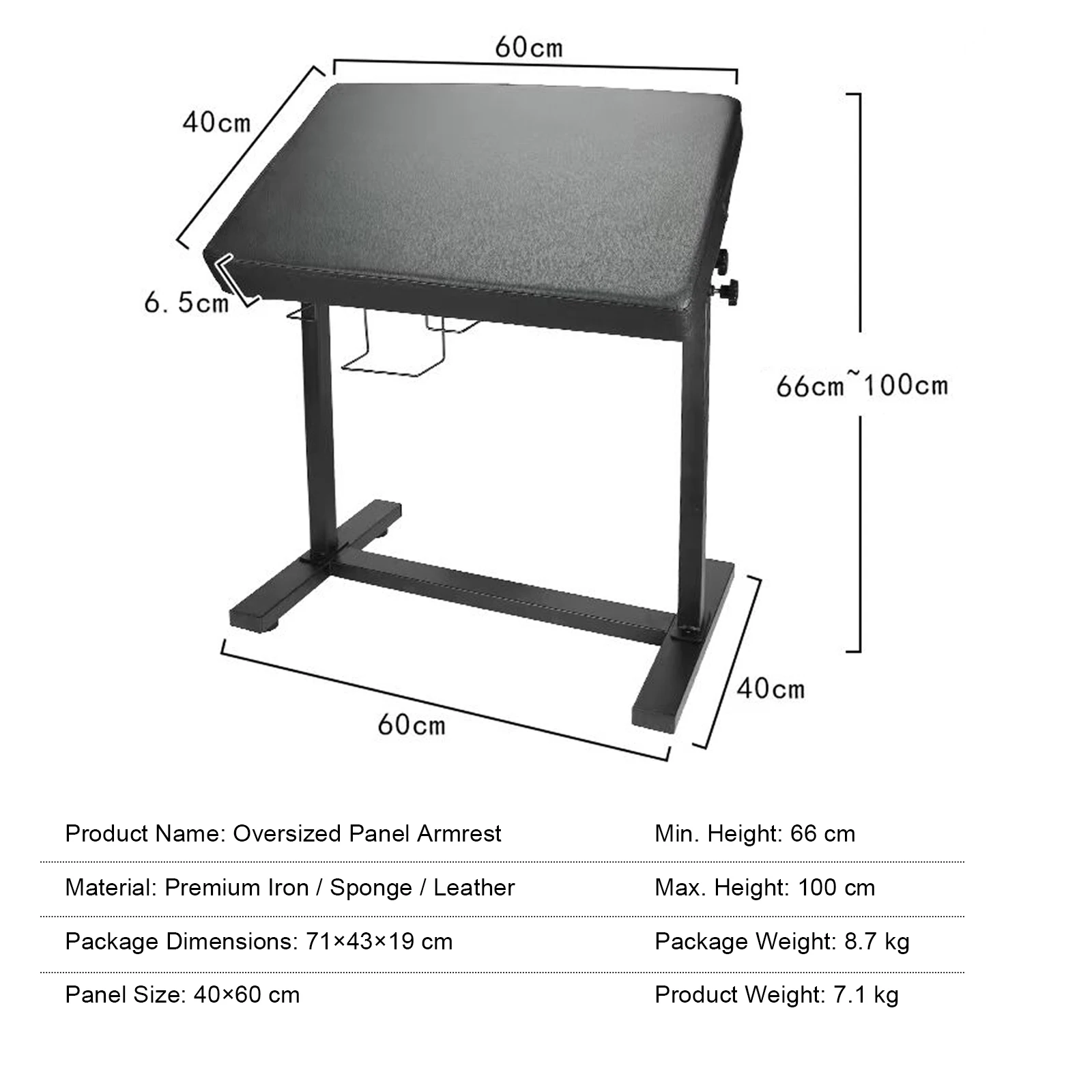 Tattoo Armrest Stand Tattoo Hand Bracket Adjustable Stainless Steel Base Tattoo Arm Holder Stand Heavy Tattoo Arm Rest Stand