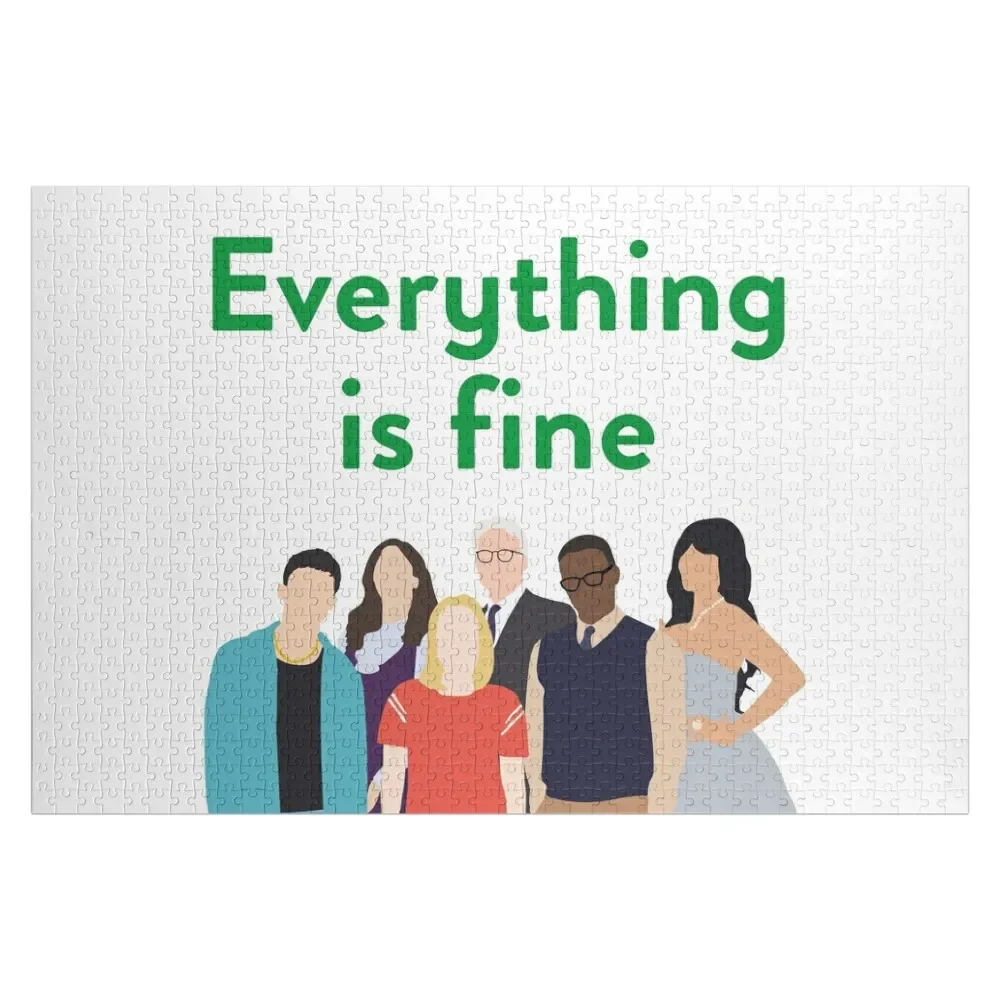 

Everything is Fine - The Good Place Jigsaw Puzzle Personalized Child Gift Customizable Child Gift Puzzle