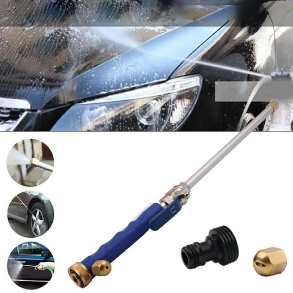 

Water Jet Power Washer Spray Nozzle Water Hose Wand Garden Hose High Pressure Spray Nozzle for Car Home Washing