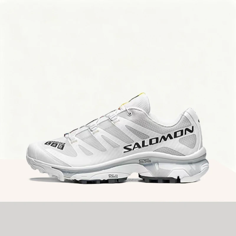 Salomon XT-4 OG: Minimalist, High-Performance, Cushioned, Durable Low-Cut River Trekking Shoes (Unisex) - White 471330
