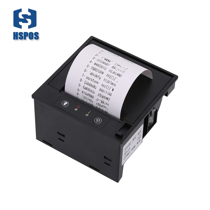 58MM Mini Thermal Receipt Printer 2 Inch Thermal Panel Printer 12V USB LPT/TTL LPT Port for Self-service Instrument HS589C