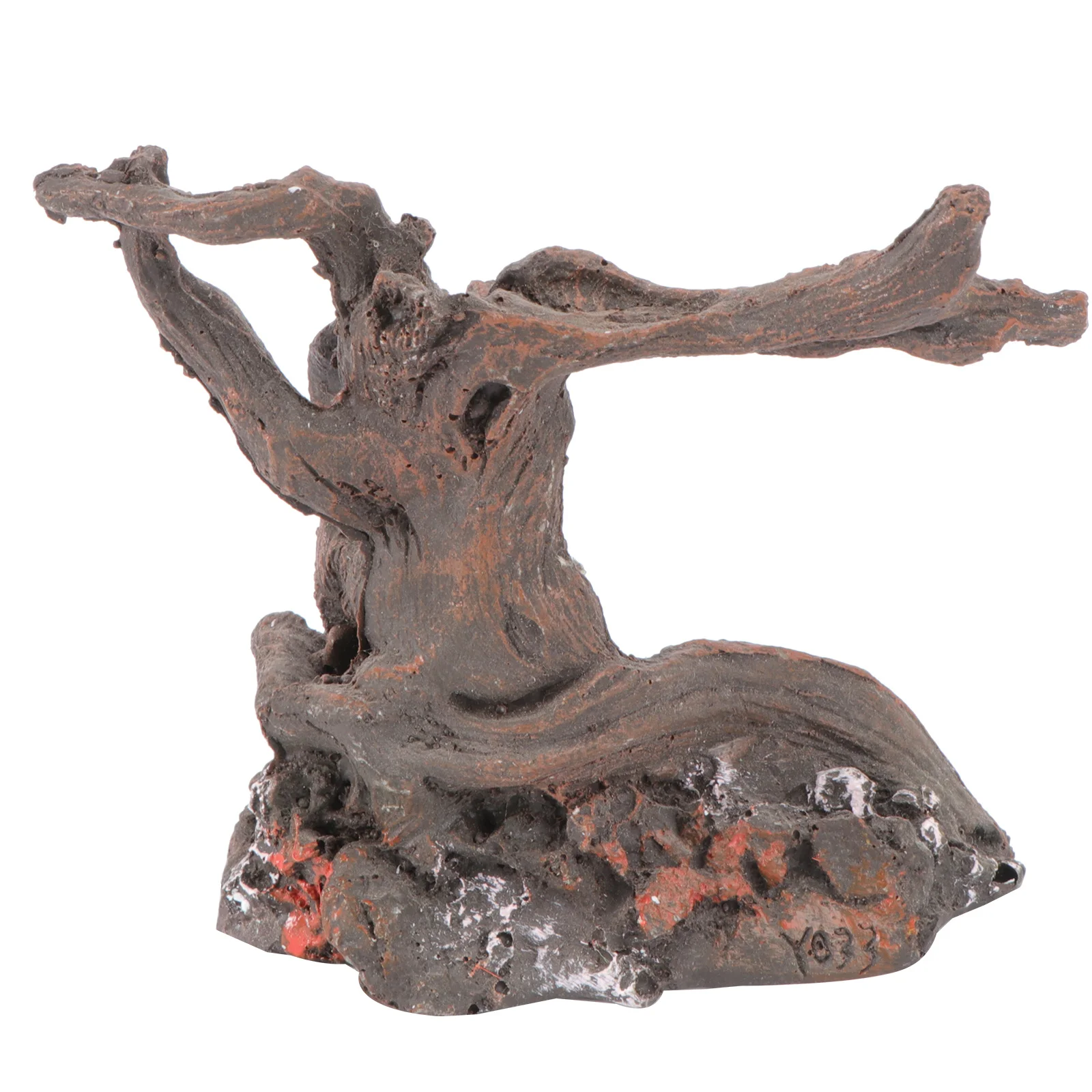 

1Pcs Simulation Resin Tree Micro Landscape Ornament Durable Aquarium Desktop Bonsai Decoration Creative Fish Tank