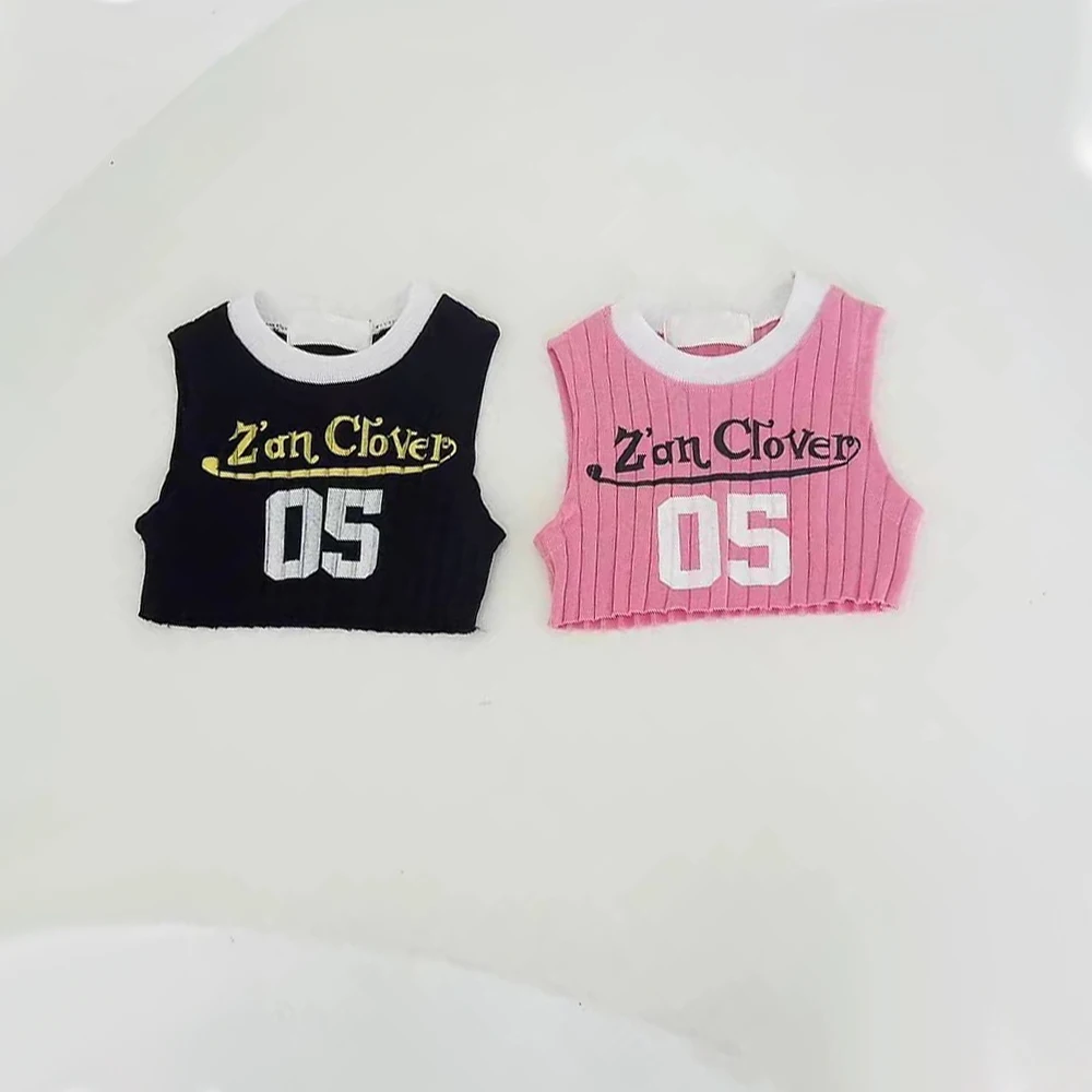 Baby Girls Sleeveless T-shirts Kids Letter Camisole Toddler Underwear Tank Tops 2024 Summer Children's Clothing Korean Style