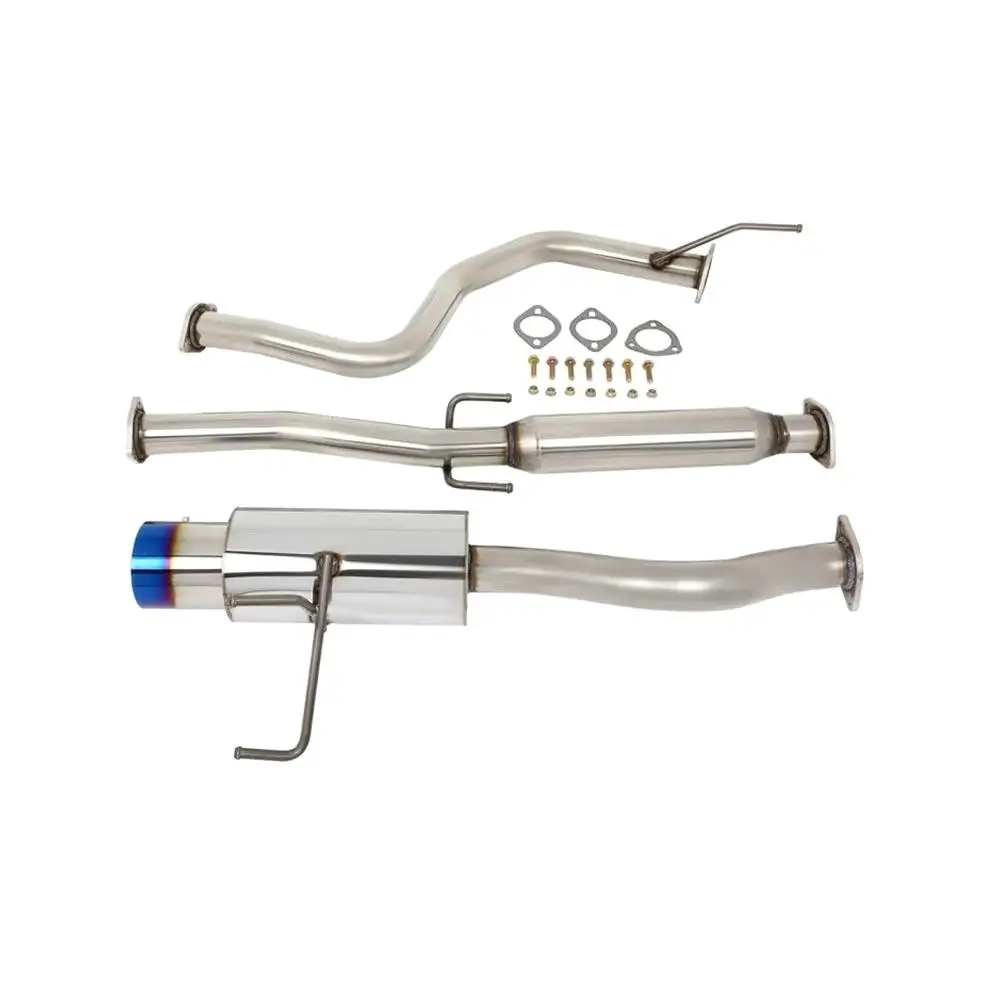 

Exhaust Manifold Headers for Honda 1996-2000 civic 1.6L 2.5" Pipe +4.5” Burnt Muffler TiP MT001283 (Ban sale on) (No support