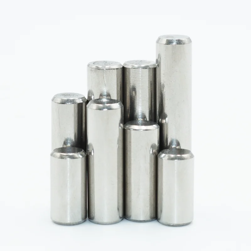 A2 304 Stainless Steel Dowel Pin Kit M2 M2.5 M3 M4 M5 M6 M8 Cylindrical Pins Locating Dowel Fixed Shaft Solid Lock Pin Rod GB119