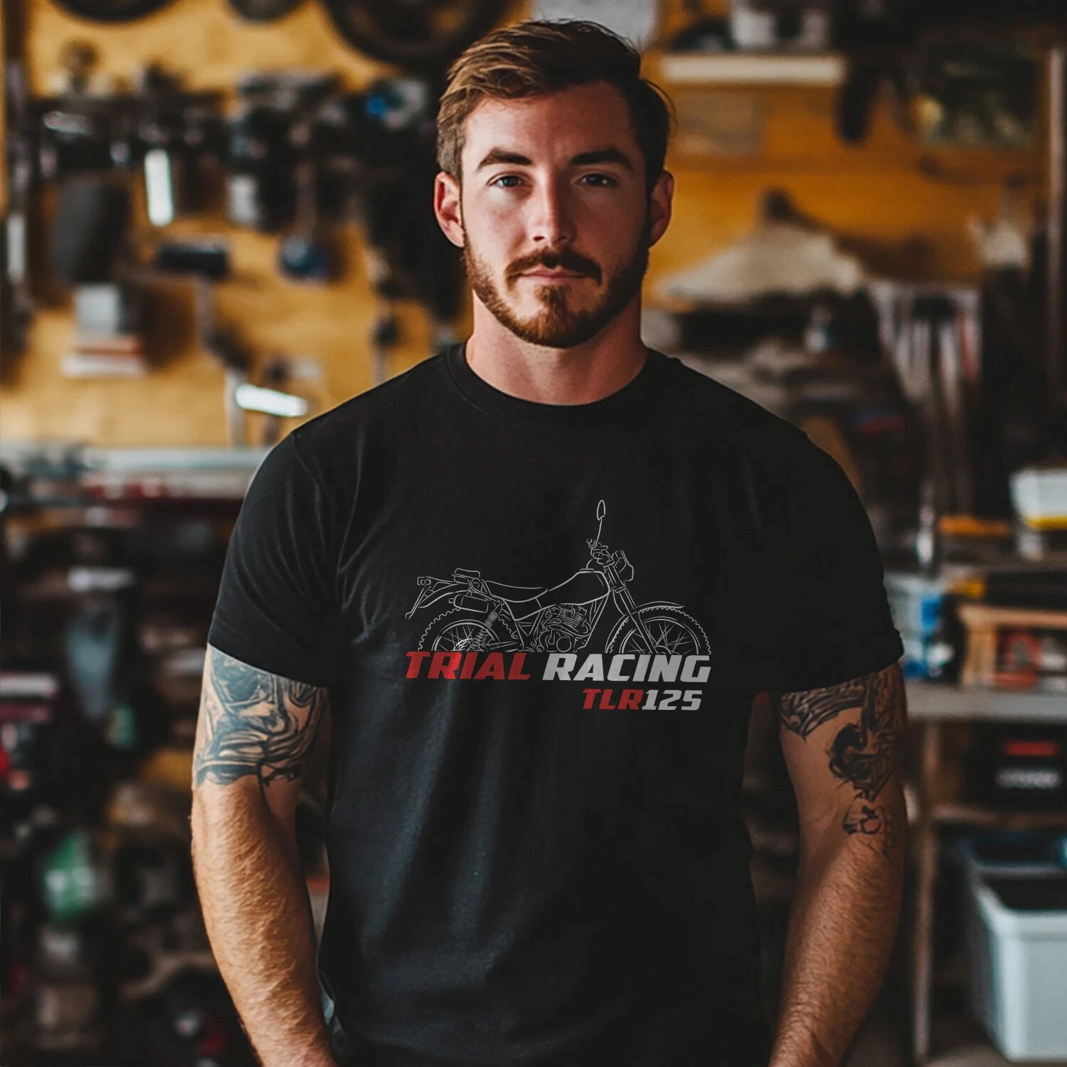 

2025 Summer Cotton Round Neck Short Sleeves for Men Women Honda TLR125 1983-1986 - Motorcycle T-Shirt for Riders