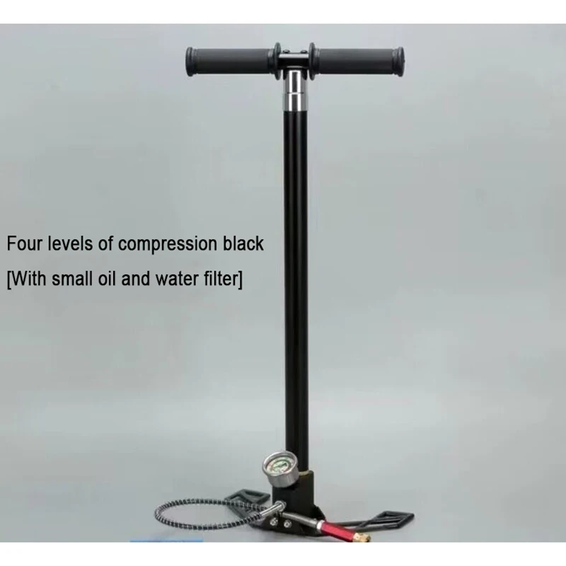 High Pressure Air Pump For Hunting Car Bicycle Refilling Compressor 4 Stage