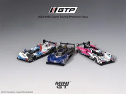 MINI GT 1:64 M hybrydowy V8 GTP #24 / V-Series R #02 / Acura ARX-06 GTP #60 Model odlewu samochód