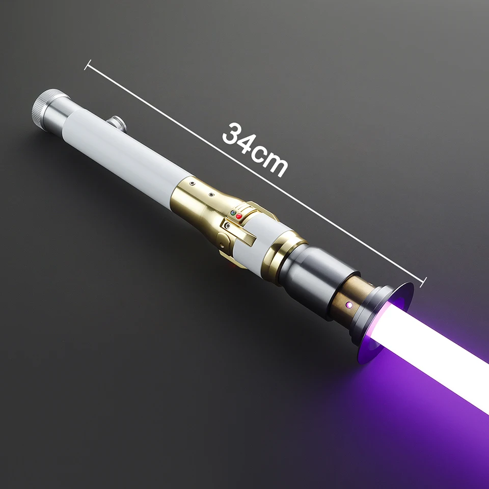 Sabre laser avec poignée en métal, épée laser Neopixel, sabre laser Jedi, jouets de cosplay, duel Shoous, pomérace