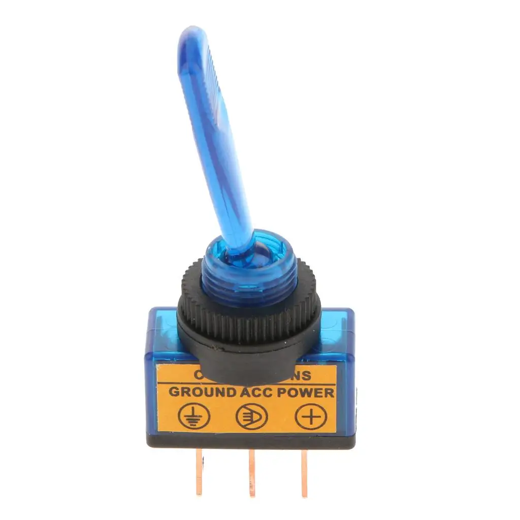 

12 В, 20 А, кулисный переключатель, тумблер включения/выключения, 3-контактный для