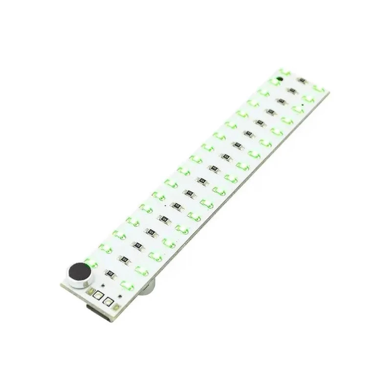 2*17 LED USB Mini Voice Control Audio USB Music Spectrum Light Flash Volume Level Indicator LED for MP3 Amplifier