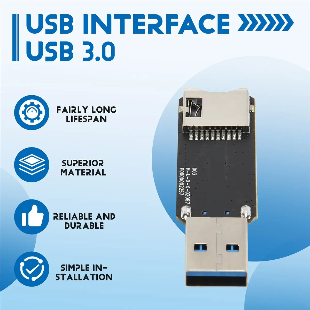 A46U For EMMC-ADAPTER V2 USB 3.0 Card Reader for EMMC Module Micro-SD TF Card Pi SKIPR