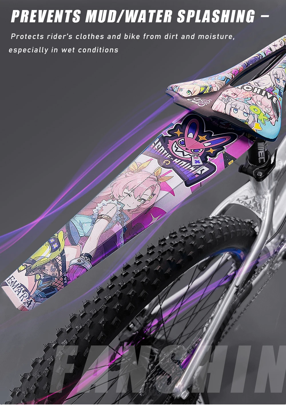 Fahrrad Kotflügel Vorne/Hinten Reifen Rad Universal Kotflügel Mtb Rennrad Flügel Schlamm Schutz Fahrrad Kotflügel Radfahren Zubehör – Detail 7