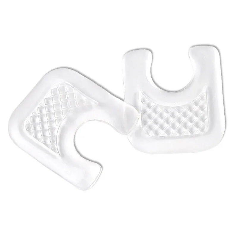 Pexmen Almofadas impermeáveis para dedos dos pés, almofadas de calos em gel em forma de U para fricção, adesivo reutilizável para milho nos pés, protetor de calos