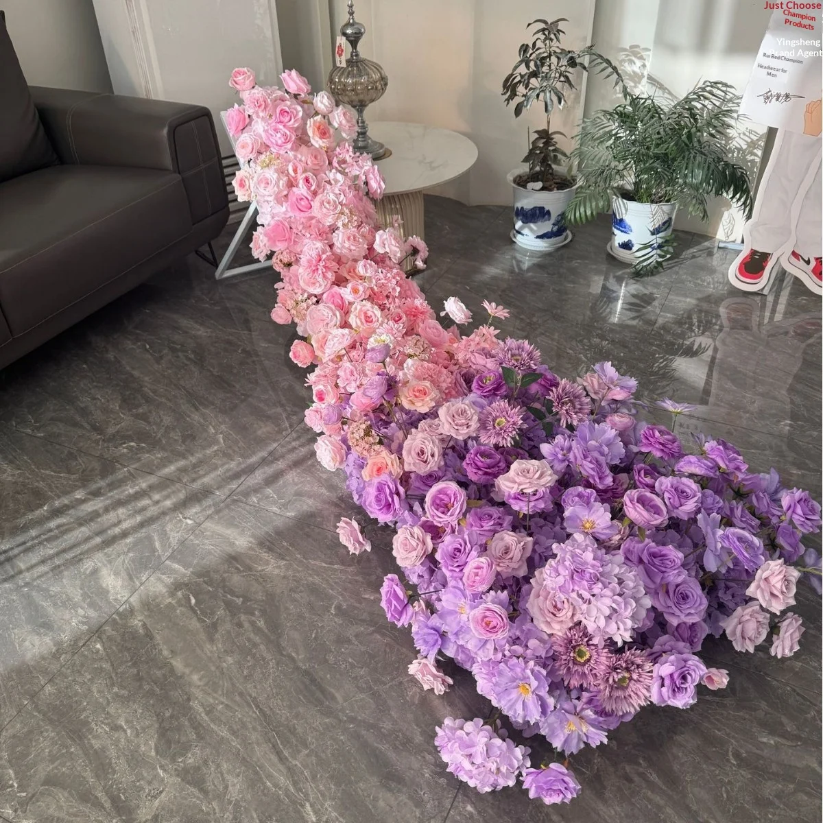 10pcs f30 0.8+1m Portable Lightweight Foldable Flower Table Stand Wedding Banquet Event Decoration Props Universal Wheel ivy681