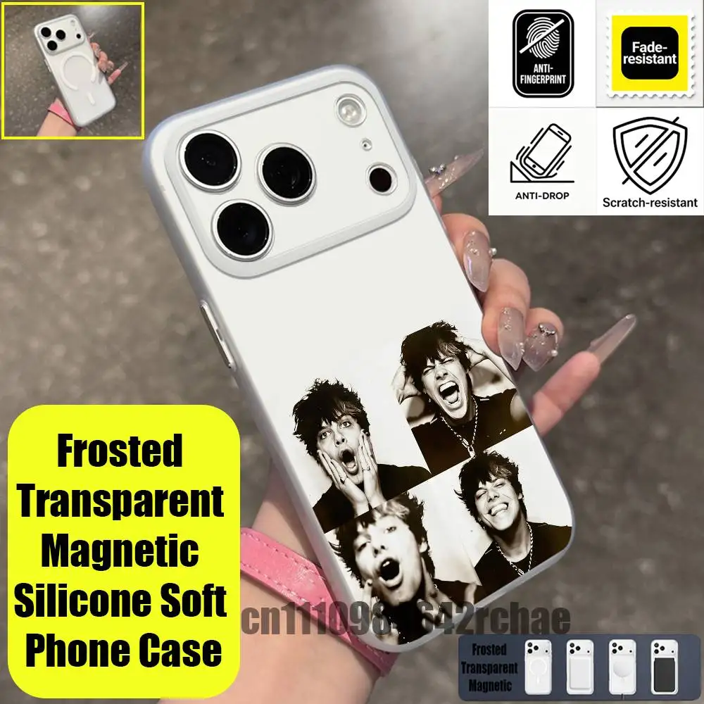 For iPhone 12 16 11 14 13 17 15 Plus E Pro Max Air Mini For Magsafe Magnetic Clear For Y-YUNGBLUD Lowlife Breakdown Phone Case