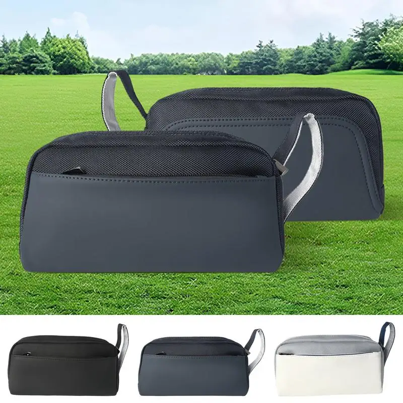 Golf Handbag With Side Wrist Strap Golfs Clutch Bag Golf Ball Carry Bag Storage Carry Pouch Tee Organizer Bag Golf Accessories