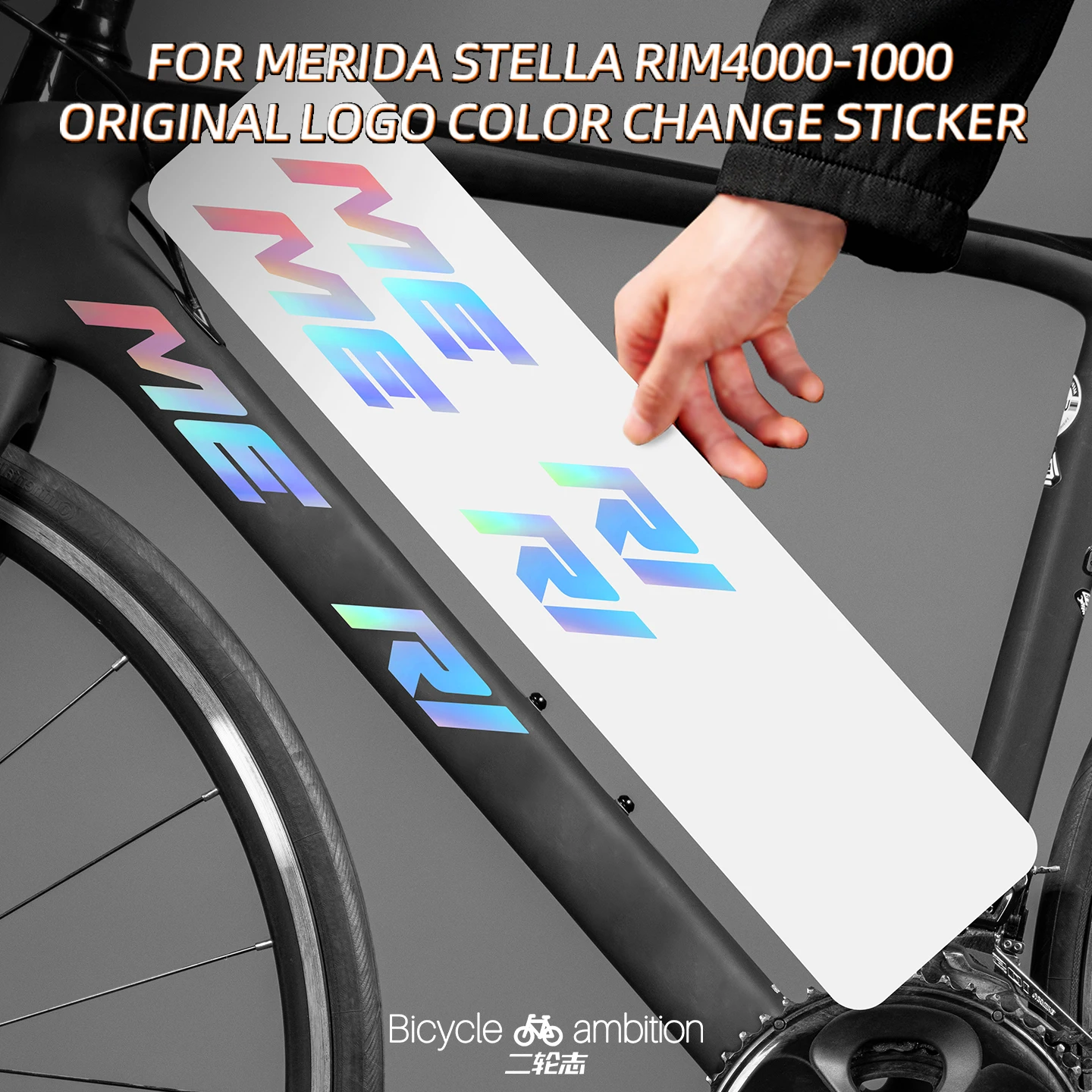 

For MERIDA Scultura RIM4000 - 1000 Road Bike Stickers Frame Logo Color Change Decal Boost Style Bike Decor Accessories