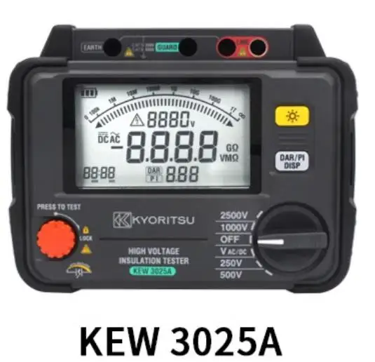 KYORITSU 3025A KEW3025A Digital High Voltage Insulation Tester 500V/1000V/2500V