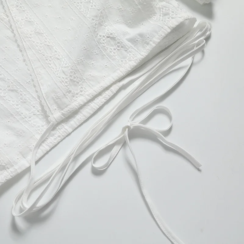 Frauen Elegante Feste Stickerei Bluse Frühling Sommer Casual Kurzarm V-ausschnitt Lose Hemd Büro Dame Kurze Übergroßen Tops