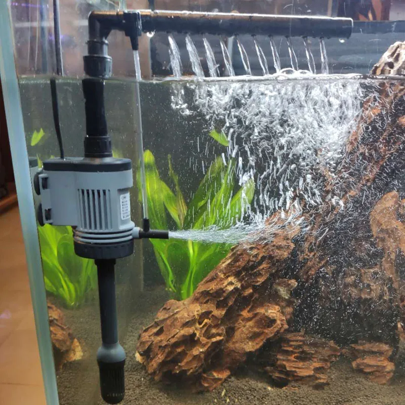 SUNSUN Silent EP Series Fish Tank 3 w 1 Filtr Akwarium Zatapialna pompa wodna Cykl natleniania 14 W