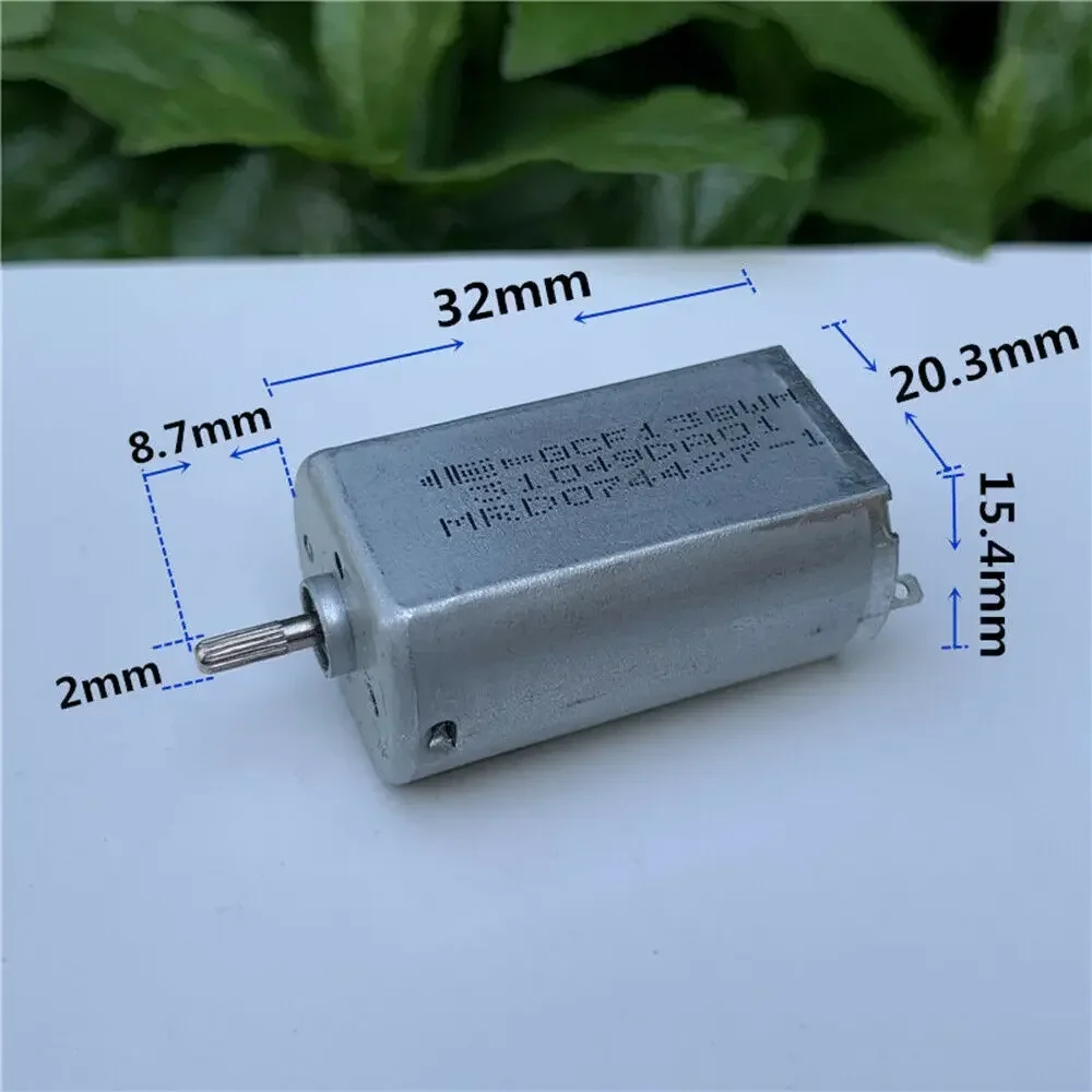 Mini DC Motor 3.7V-7.4V 180 Embossed Shaft Motor Carbon Brush Large Torque High Speed 12000-24000rpm for Diy Hobby Toy Model