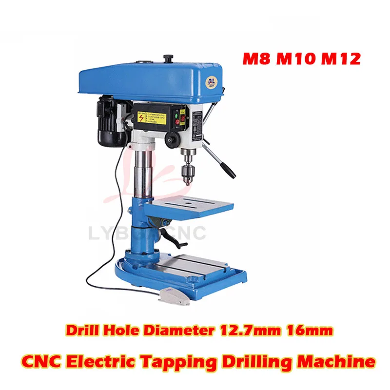 

M8 M10 M12 M14 M18 многофункциональная промышленная сверлильная и нарезающая машина 380 В 2 в 1 электрическая машина для нарезания резьбы