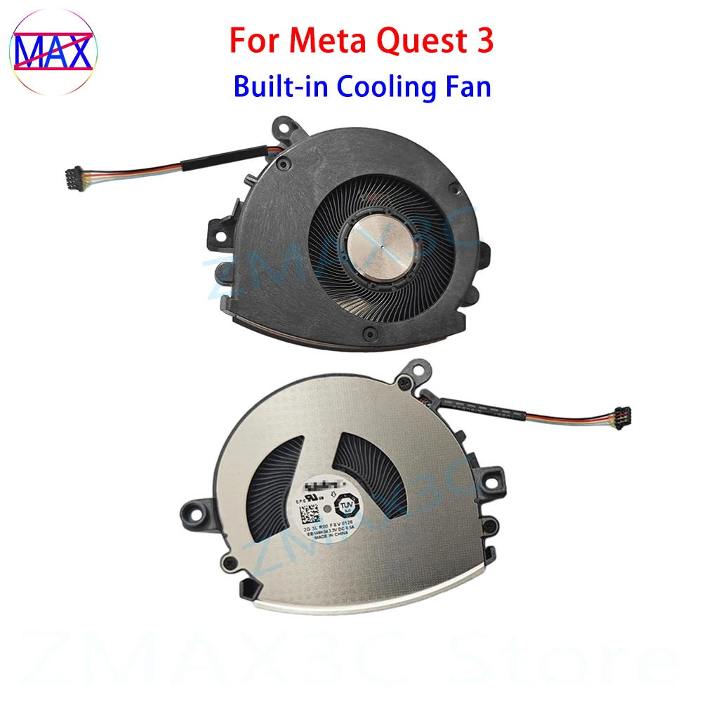 Brand New For Meta Quest 3 VR Headset Built-in Cooling Fan Replacement For Oculus Quest 3 Console Radiator Fan Repair Parts