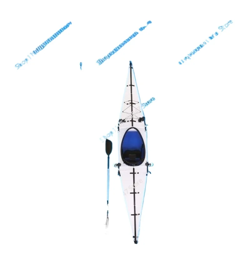 Folding kayak canoe hardware folding boat fishing boat single kayak portable car 3.9 meters