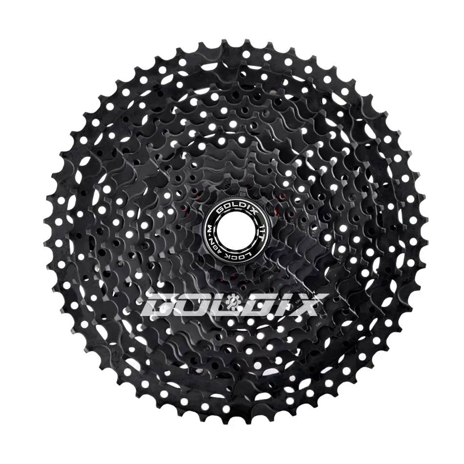 GOLDIX MTB Black Cassete 8/9/10/11/12 Speed 40/42/46/50/52T  Bicycle Sprocket for Shimano HG 8/9/10/11/12v Bicycle  Freewheel