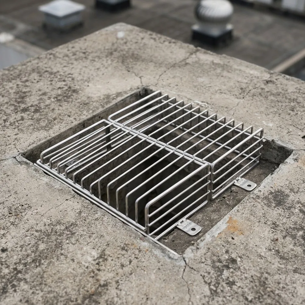For Downspout Systems Leaf Filter Vent Gutter Guard For Home Roof Maintenance Gutter Guard 304 Stainless Steel Construction