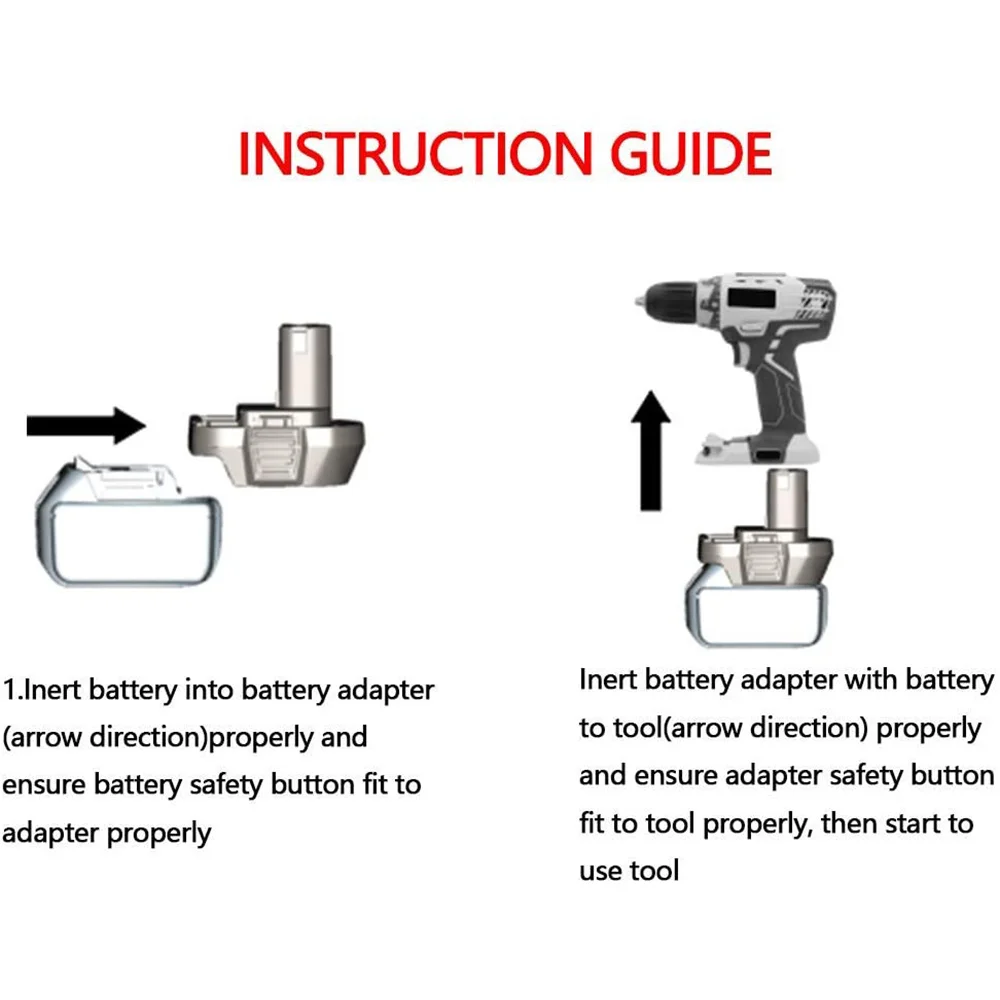 Adaptador de batería para piojos MT20RNL para conversión de batería de 18V a herramienta Roybi de 18V, convertir para batería Ryobi de 18V