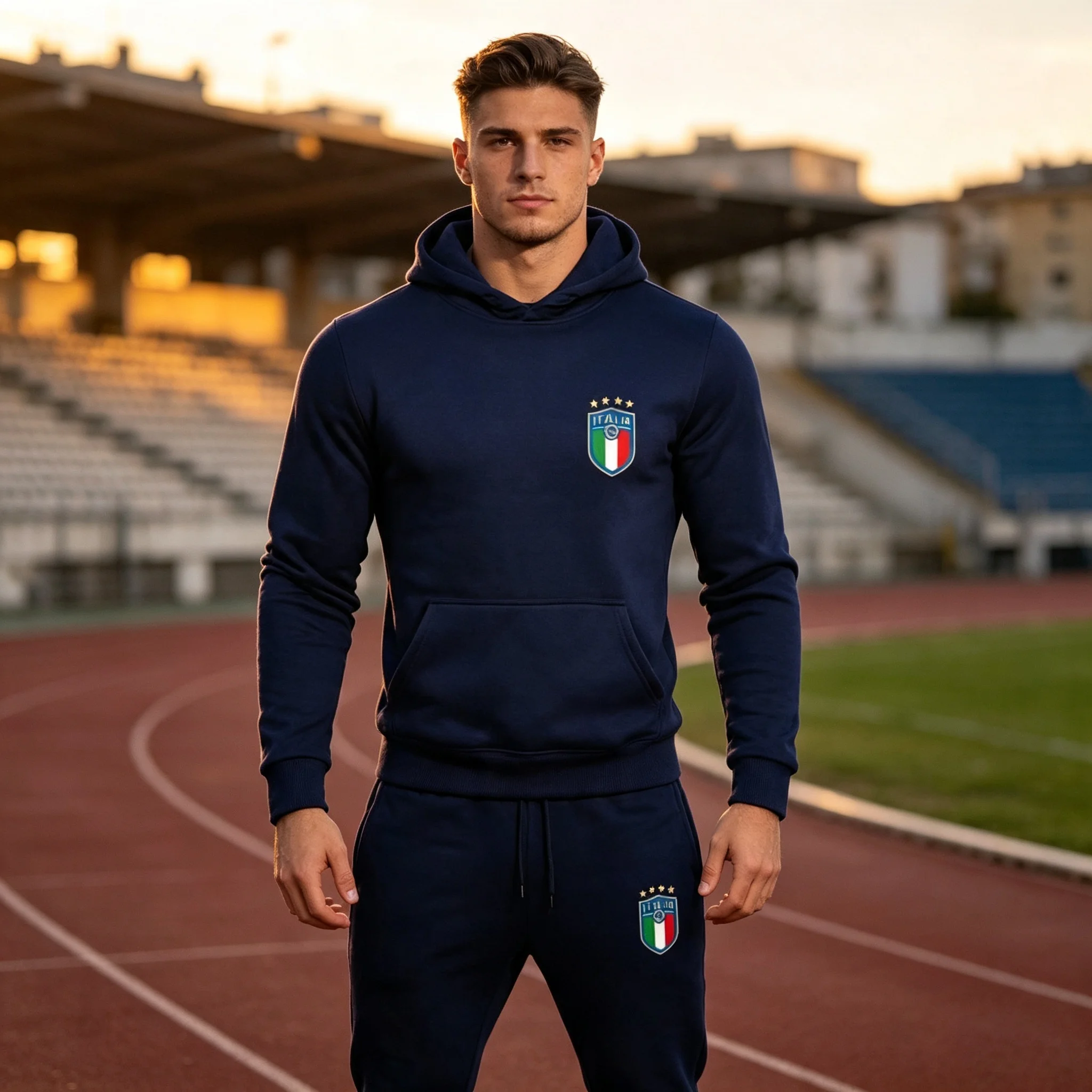 2026 new Men's new spring-autumn winter hooded sweatshirt + pants set Men's _ Women's hooded sweatshirt Sports set Sports pants